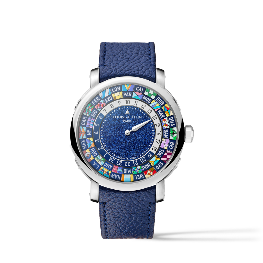Louis Vuitton Escale Worldtime, Automatic, 40mm, Platinum
